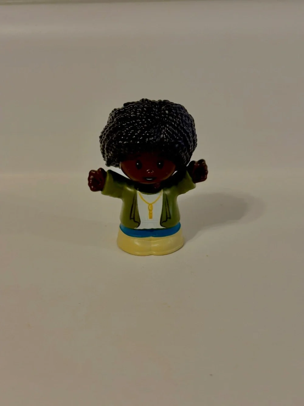 Fisher Price Little People African American Black Mom Girl Teacher Braided Hair
